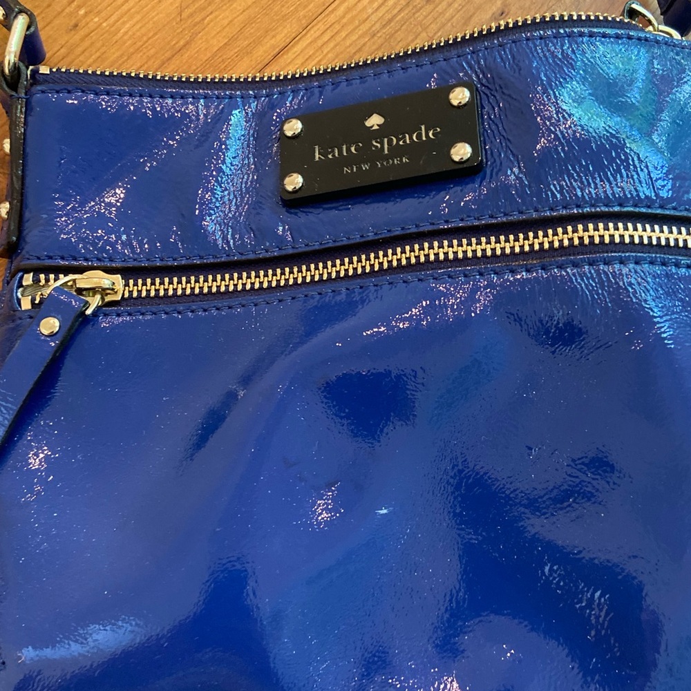 Blue Patent Kate Spade Crossbody
